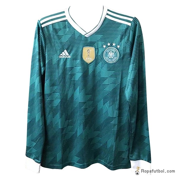 Camiseta Alemania Replica Segunda Ropa ML 2018 Verde